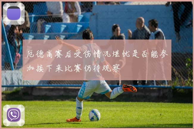 厄德高赛后受伤情况堪忧是否能参加接下来比赛仍待观察